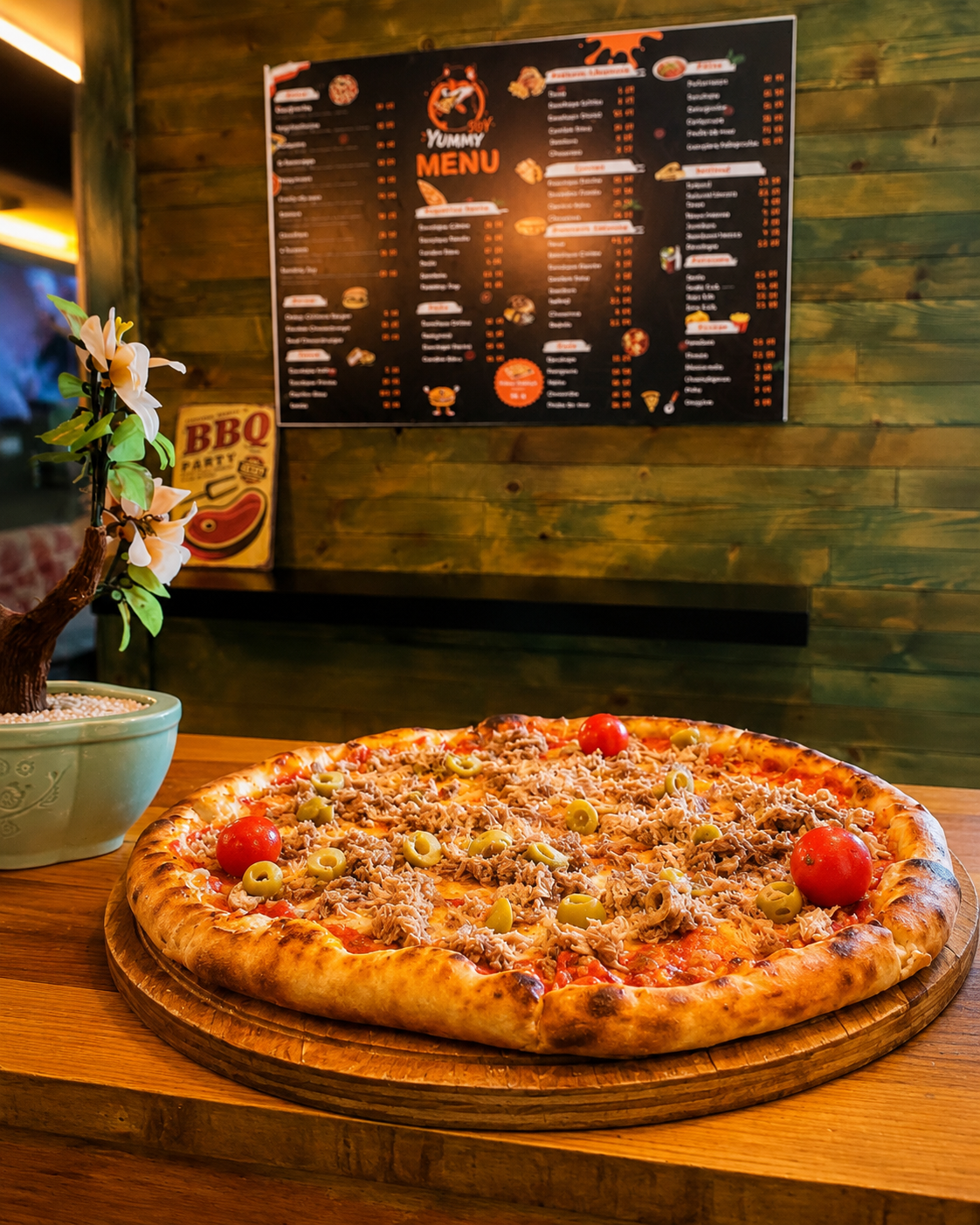 Pizza chez Yummy Joy